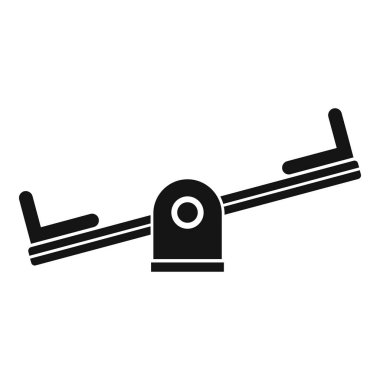 Tahterevalli simgesi, basit tarzı