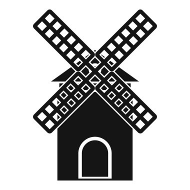 Değirmen simgesi, basit tarzı