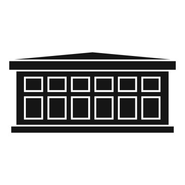 Bina simgesini, basit tarzı