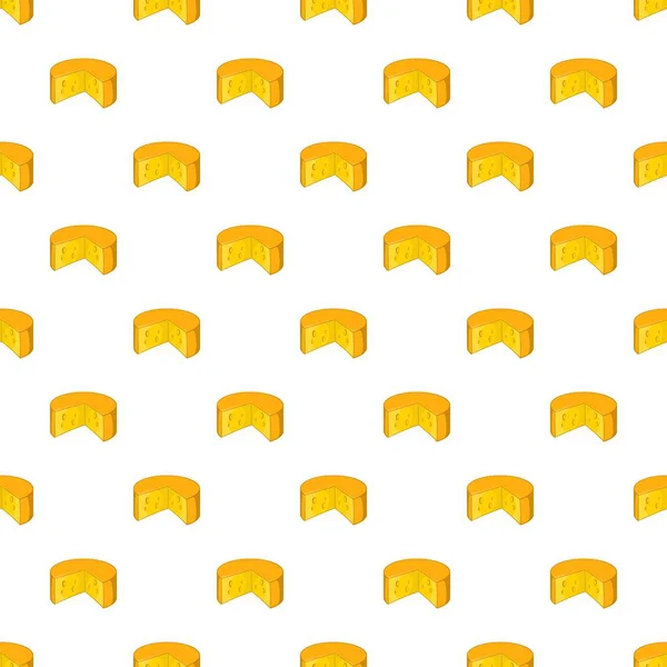 Patrón de queso, estilo de dibujos animados — Vector de stock