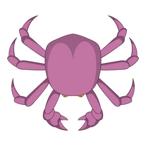 River crab icon, cartoon style — Stock Vector