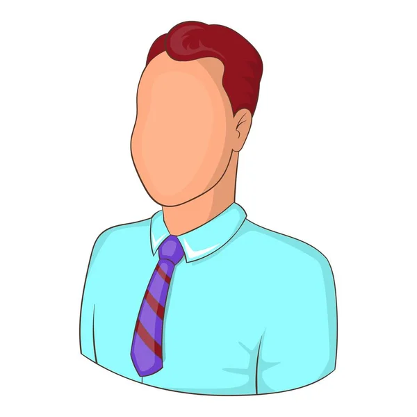 Ícone avatar gerente, estilo dos desenhos animados — Vetor de Stock