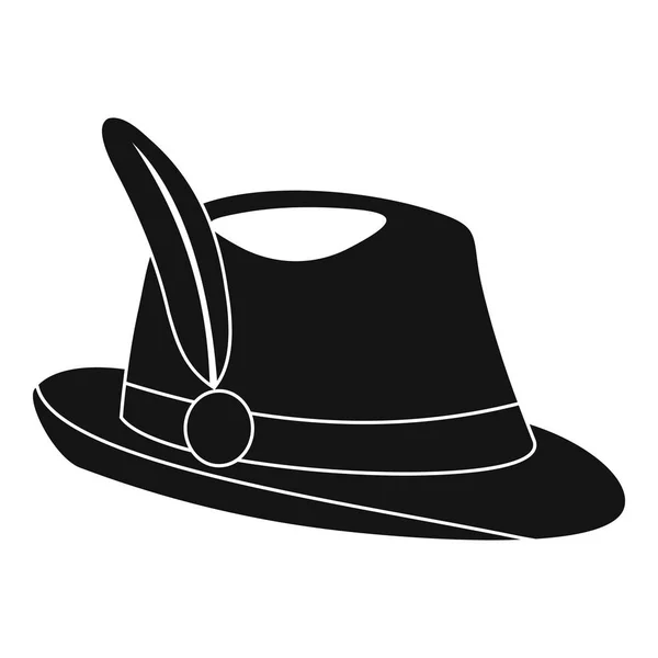 Icono de sombrero irlandés, estilo simple — Archivo Imágenes Vectoriales