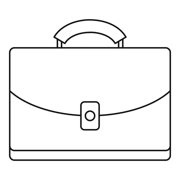 Diplomaat pictogram, Kaderstijl — Stockvector