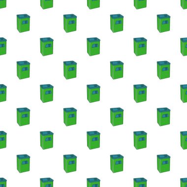 Sokak çöp kovası desen, karikatür tarzı