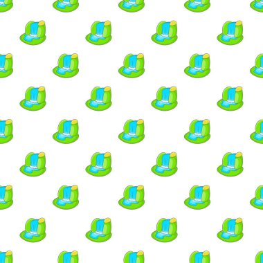 Şelale desen, karikatür tarzı