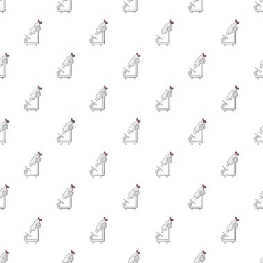 Mikroskop desen, karikatür tarzı