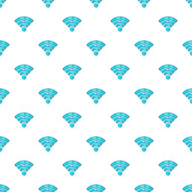 Wi-fi desen, karikatür tarzı