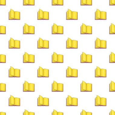 Açık kitap desen, karikatür tarzı