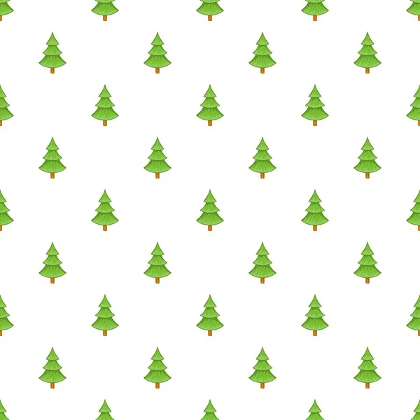 Modèle d'arbre à fourrure, style dessin animé — Image vectorielle
