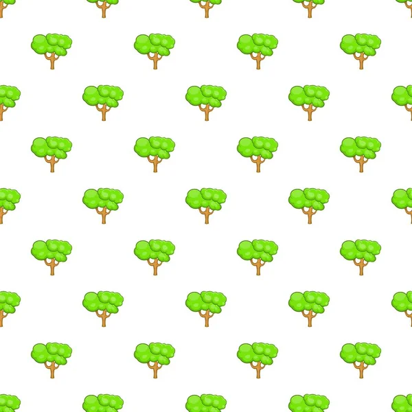 나무 패턴, 만화 스타일 — 스톡 벡터