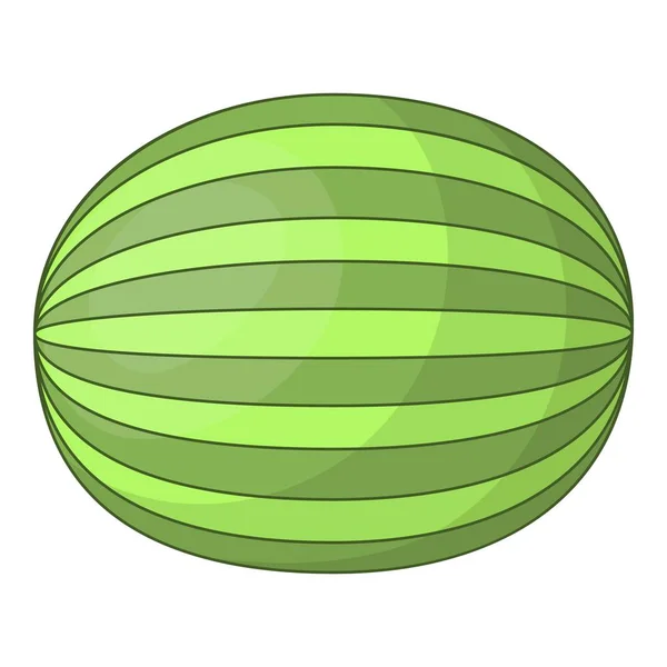 Vattenmelon ikon, tecknad stil — Stock vektor
