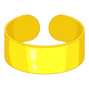 Bilezik simgesi, karikatür tarzı