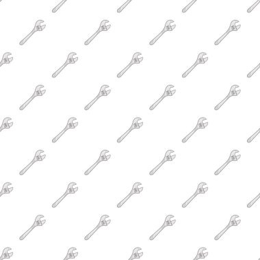 İngiliz anahtarı ayarlanabilir anahtar desen, karikatür tarzı