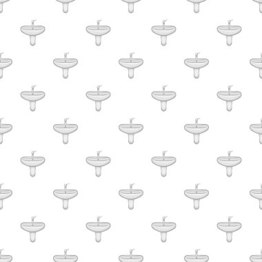 Seramik lavabo desen, karikatür tarzı