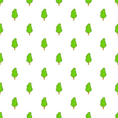 Yeşil ağaç desen, karikatür tarzı