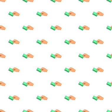 El kart deseni, karikatür tarzı ile