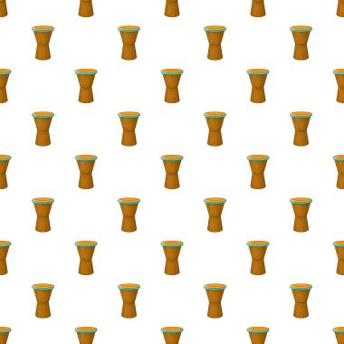 Desen Etnik davul, karikatür tarzı