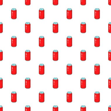 Kırmızı alüminyum desen, karikatür tarzı