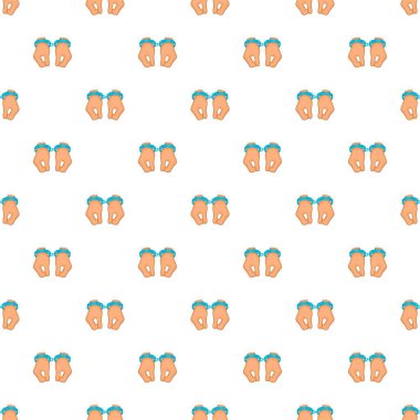 Ellerinde kelepçe desen, karikatür tarzı