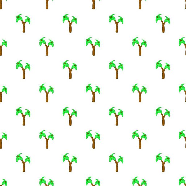 Palms pattern, cartoon style