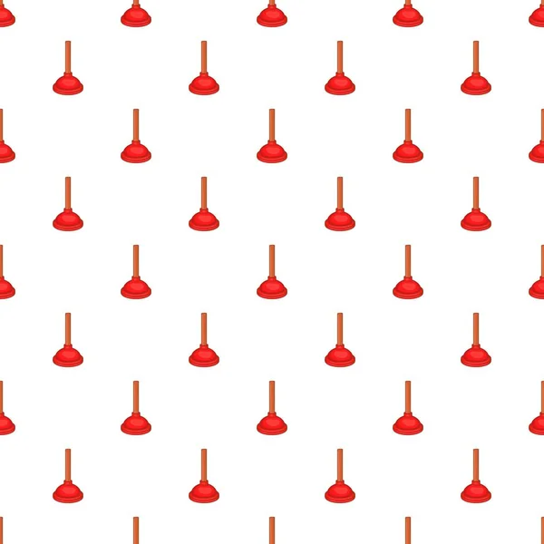 Rote Tasse Kolbenmuster, Cartoon-Stil — Stockvektor