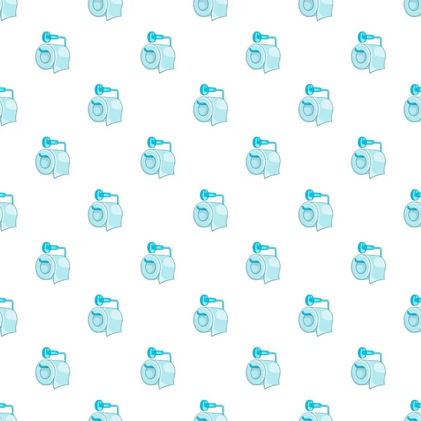 Rolle Toilettenpapier Muster, Cartoon-Stil — Stockvektor