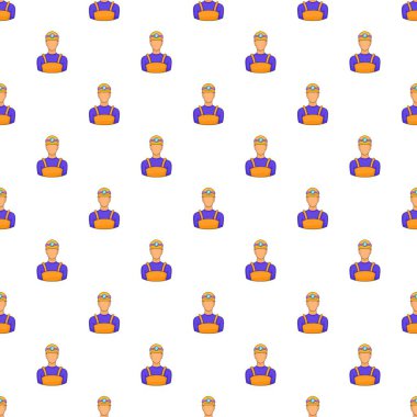 Erkek madenci desen, karikatür tarzı