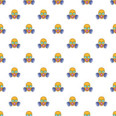 Gaz maskesi desen, karikatür tarzı