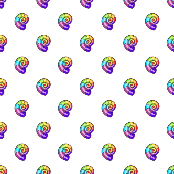 Krullen in kleuren van Lgbt patroon, cartoon stijl — Stockvector