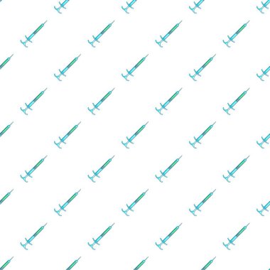 Şırınga desen, karikatür tarzı