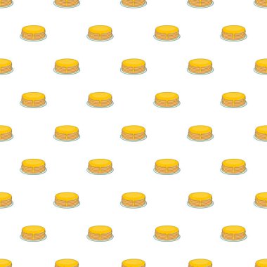 Bal desen, karikatür tarzı ile Pancakes