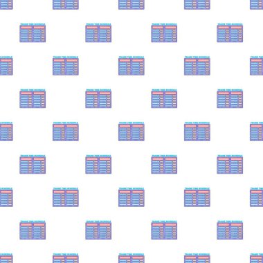 Trenler desen, karikatür tarzı zaman çizelgesi