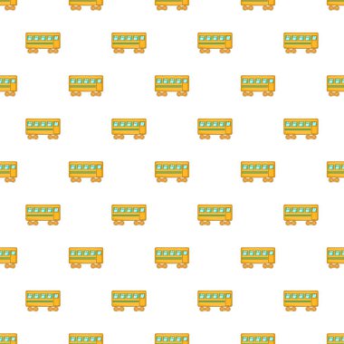 Raylı araba desen, karikatür tarzı