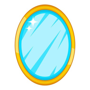 Ayna simgesi, karikatür tarzı