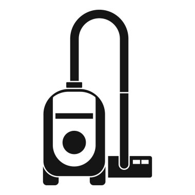 Elektrik süpürgesi simgesi, basit biçim