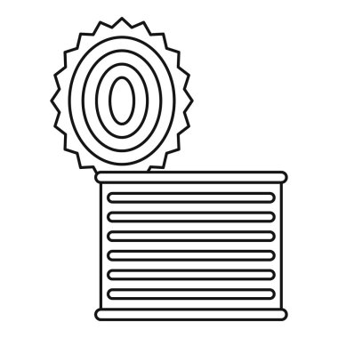 Tincan simgesi, anahat stili