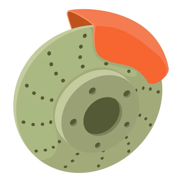 Icono de neumático, estilo de dibujos animados — Vector de stock