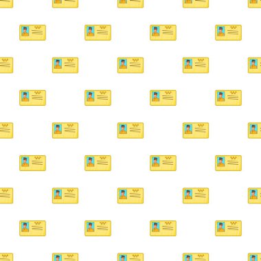 Belge taksi sürücüsü desen, karikatür tarzı