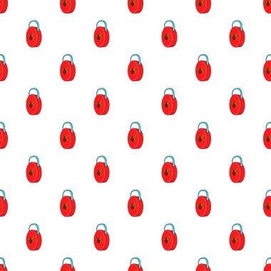 Virüs desen, karikatür tarzı kilit