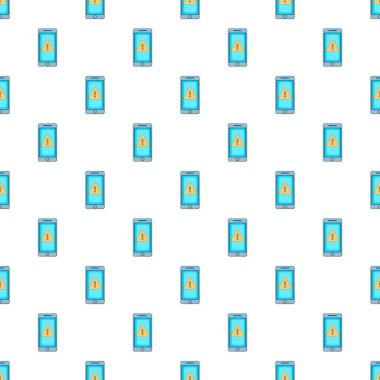 Cep telefonu desen uyarı, karikatür tarzı