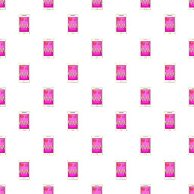 Smartphone desen ekranda nabız