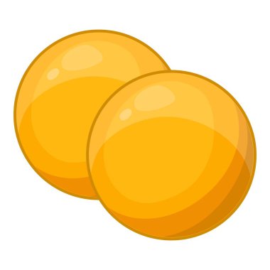 Vitamin hapları simgesi, karikatür tarzı
