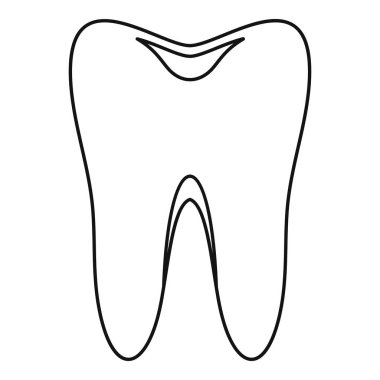 Diş simgesi, basit biçim