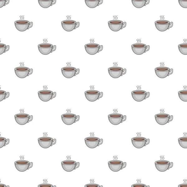 Чашка горячего чая, мультяшный стиль — стоковый вектор