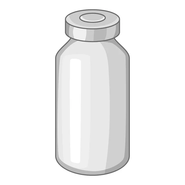 Üveg gyógyszer üveg ikon, rajzfilm stílusú — Stock Vector
