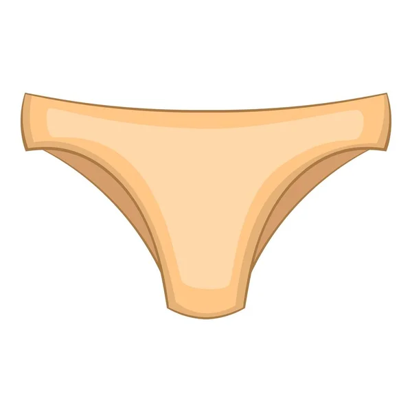 Bikini femme icône, style dessin animé — Image vectorielle