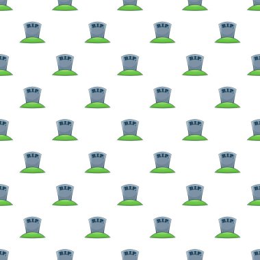 Mezar taşı desen, karikatür tarzı