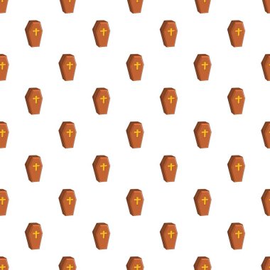 Kahverengi tabut desen, karikatür tarzı