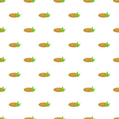 Esrar yaprak desenli çikolatalı kurabiye